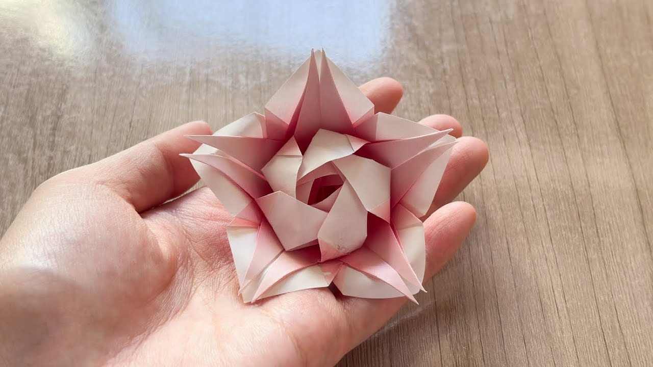Origami Star Flower By Unknown  折り紙 はな 摺紙 花