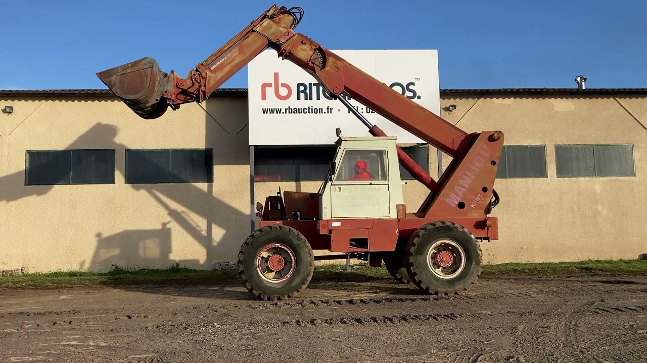 1988 Manitou MT450CP Telescopic Forklift I St Aubin, France Auction - 7 & 8 December