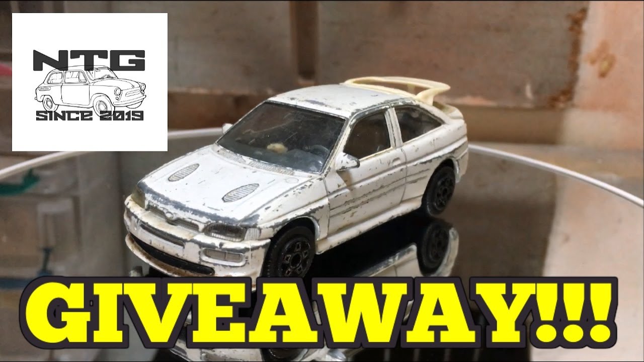 2500 SUBSCRIBER GIVEAWAY!! - Ford Escort RS Cosworth 1/43 - Custom Restoration