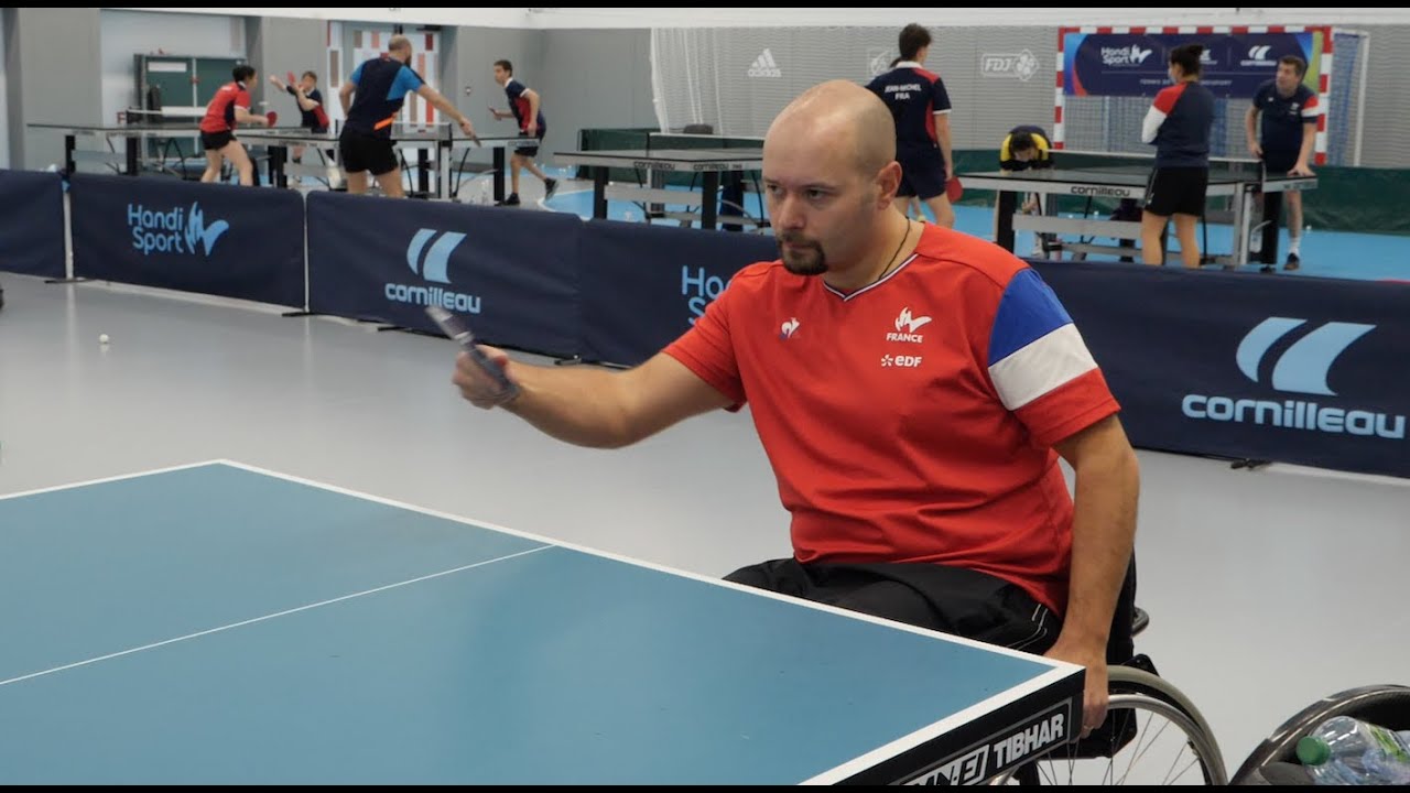Inside avec l'Equipe de🇫🇷  de tennis de table  handisport - Champions d'Exception - Handisport TV