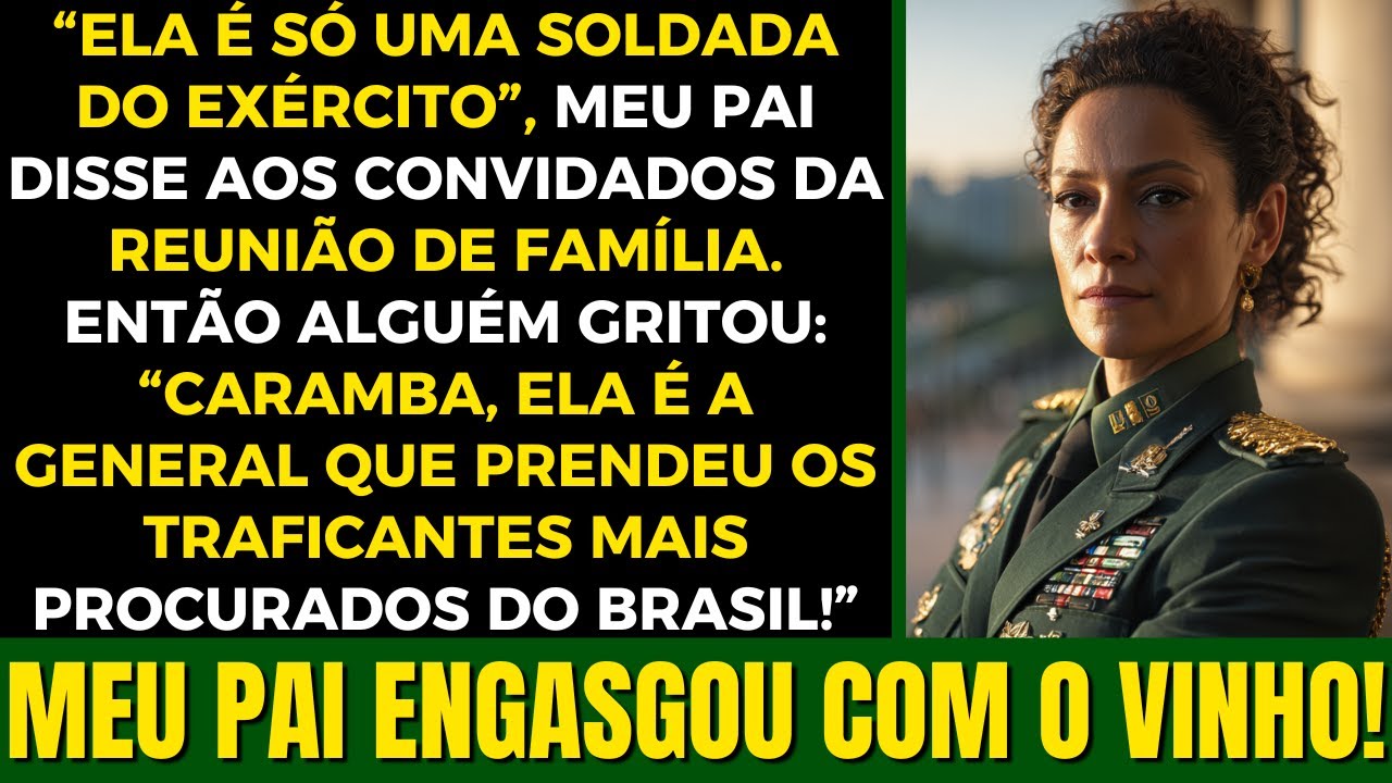 O Poder de Uma General, Meu Pai Zombou de Mim na Reunião de Família, Então Seu Queixo Caiu Quando...