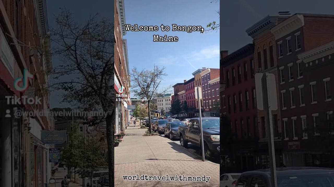 Curious About Bangor Maine? Me Too! #fulltimerv #worldtravelwithmandy #truckcamper #travel #maine
