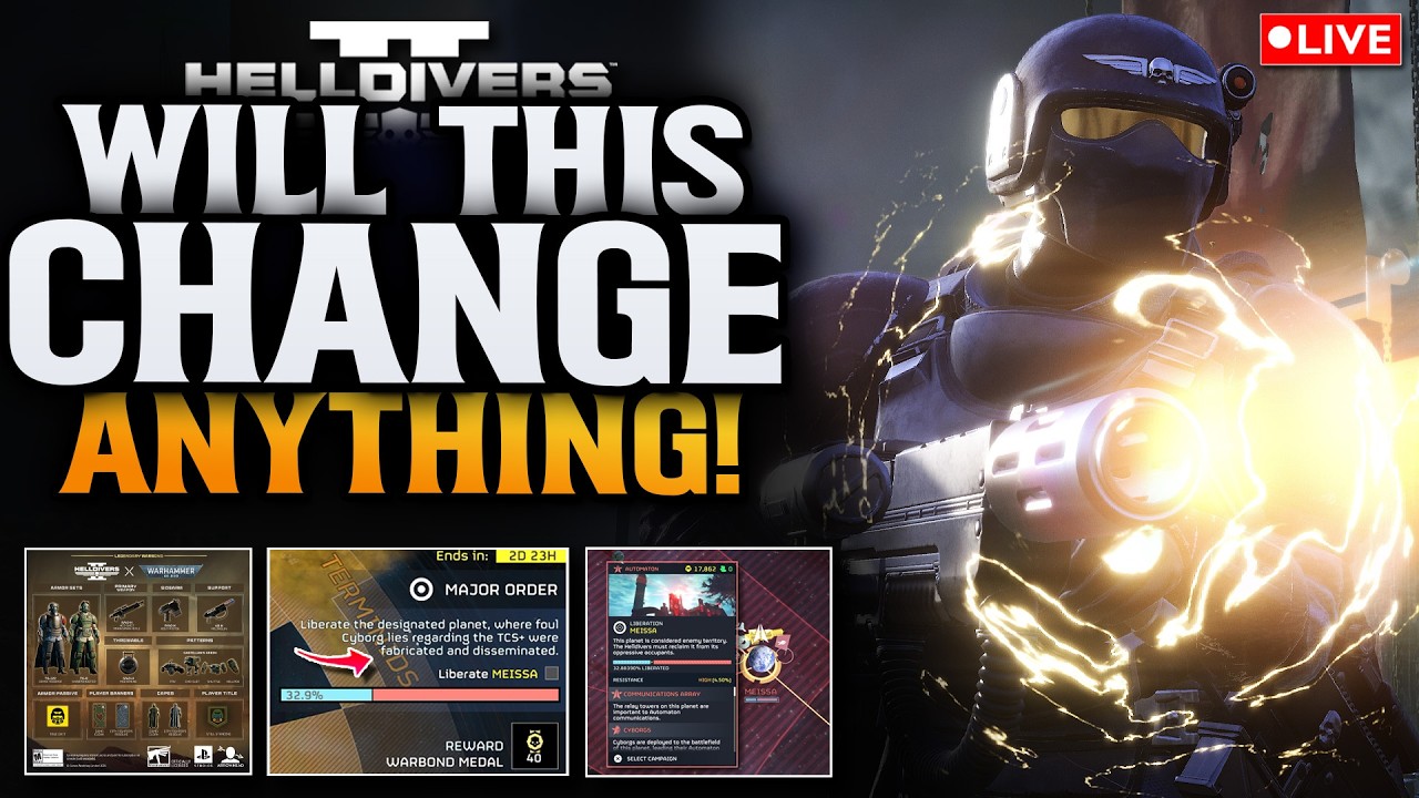 🔴Helldivers 2 What's Next?! WH40k! New Title Update Soon?!