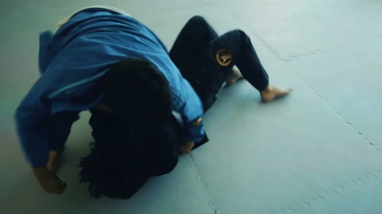 Lucas - Aaron sparring Jiu Jitsu parte 1