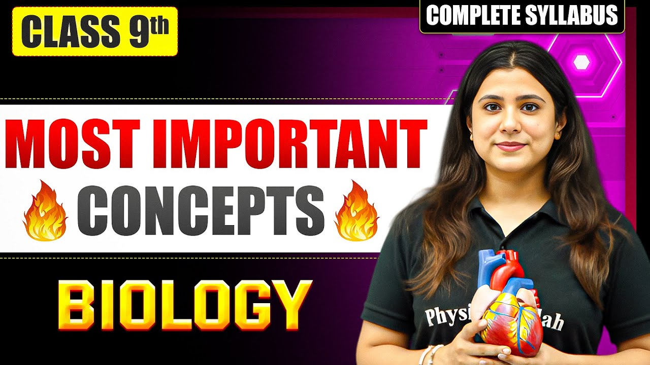 Class 9 BIOLOGY Most Important Concept in One Shot | ICSE | Mission 2026