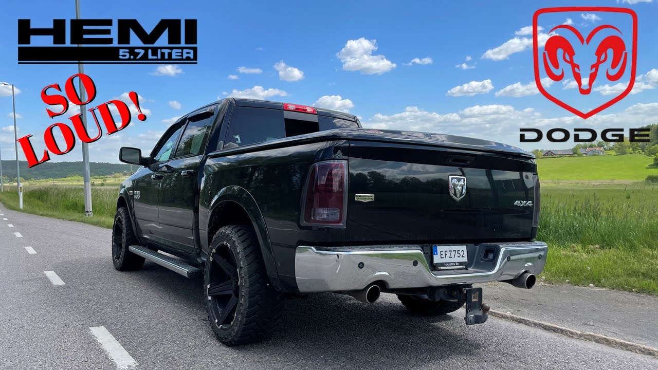 *CRAZY LOUD* DODGE RAM 1500 HEMI 5.7 V8 || 4K POV Test Drive