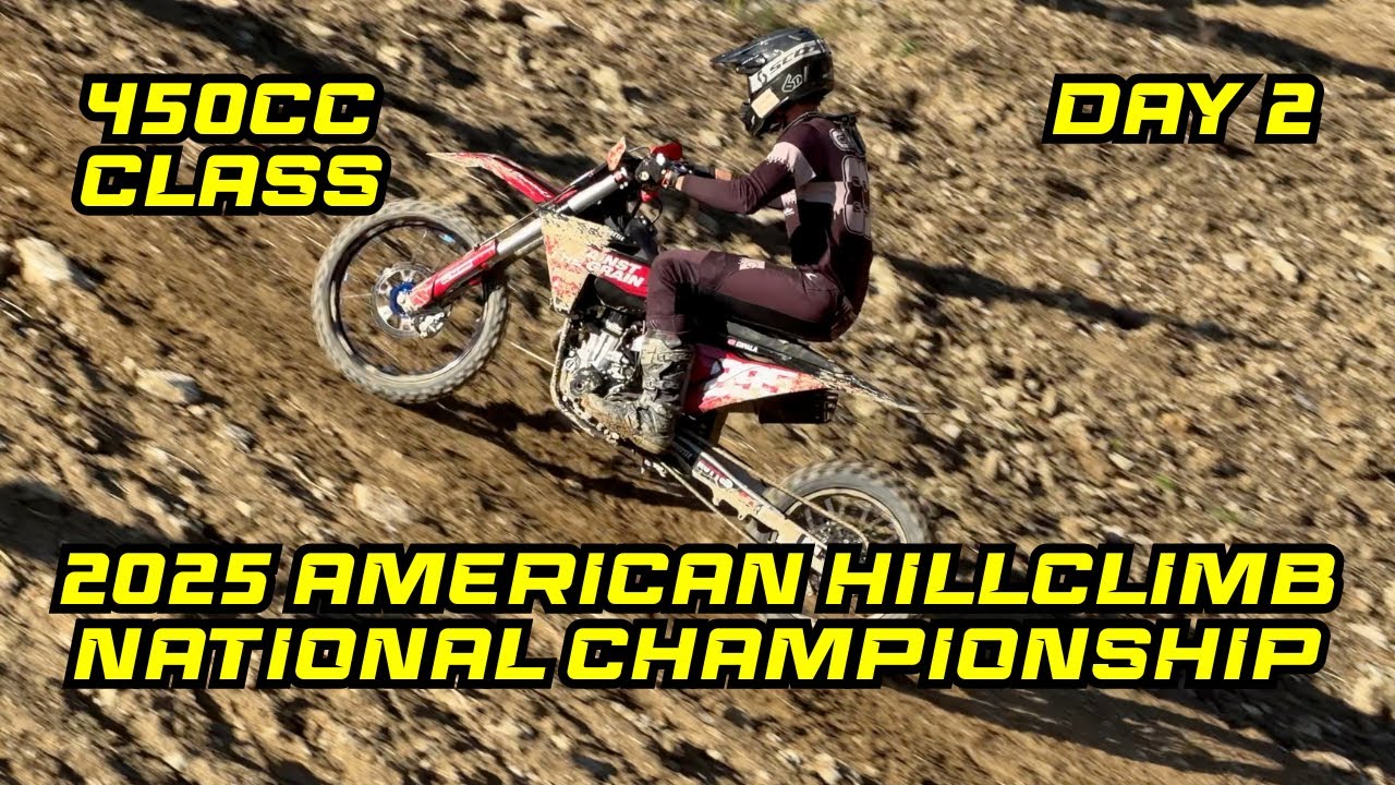 450cc Class - 2025 American Hillclimb East vs West National Championship Day 2 Devil's Staircase