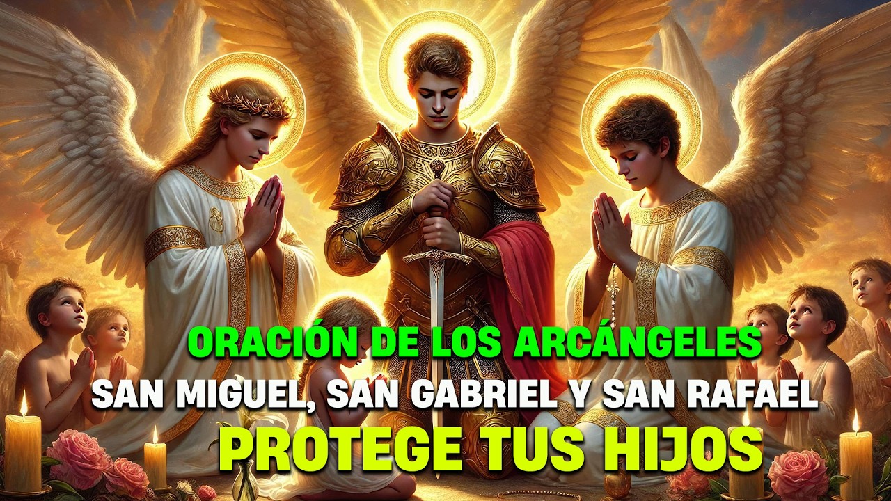 Protege A Tus Hijos Oración De Los 3 Arcángeles: San Miguel, San Gabriel Y San Rafael