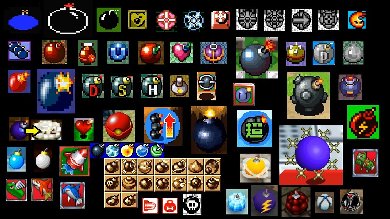Every Bomb In The Bomberman Series!