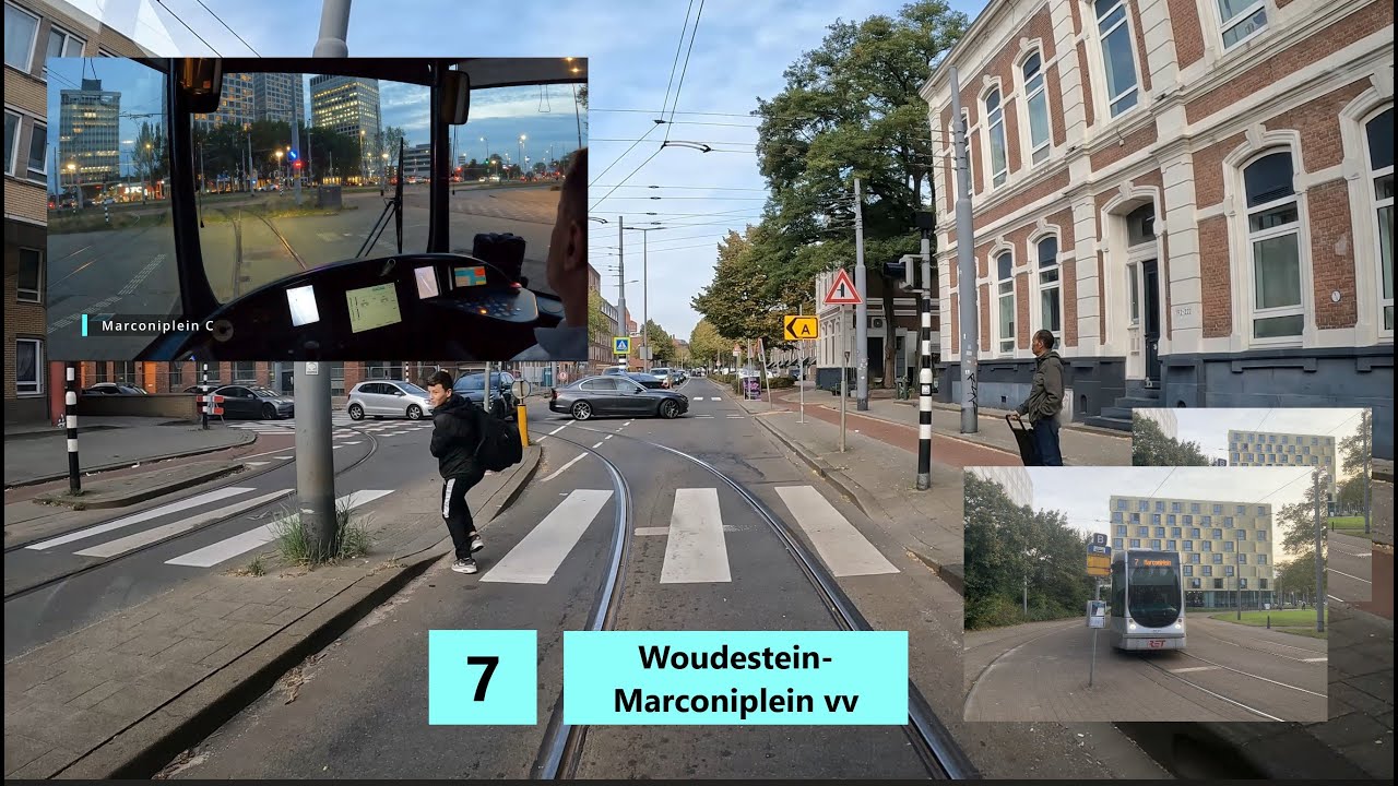 Tram Rotterdam | Full Circle Line 7| 