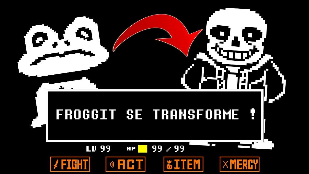 Undertale MAIS tous les monstres sont ALÉATOIRES