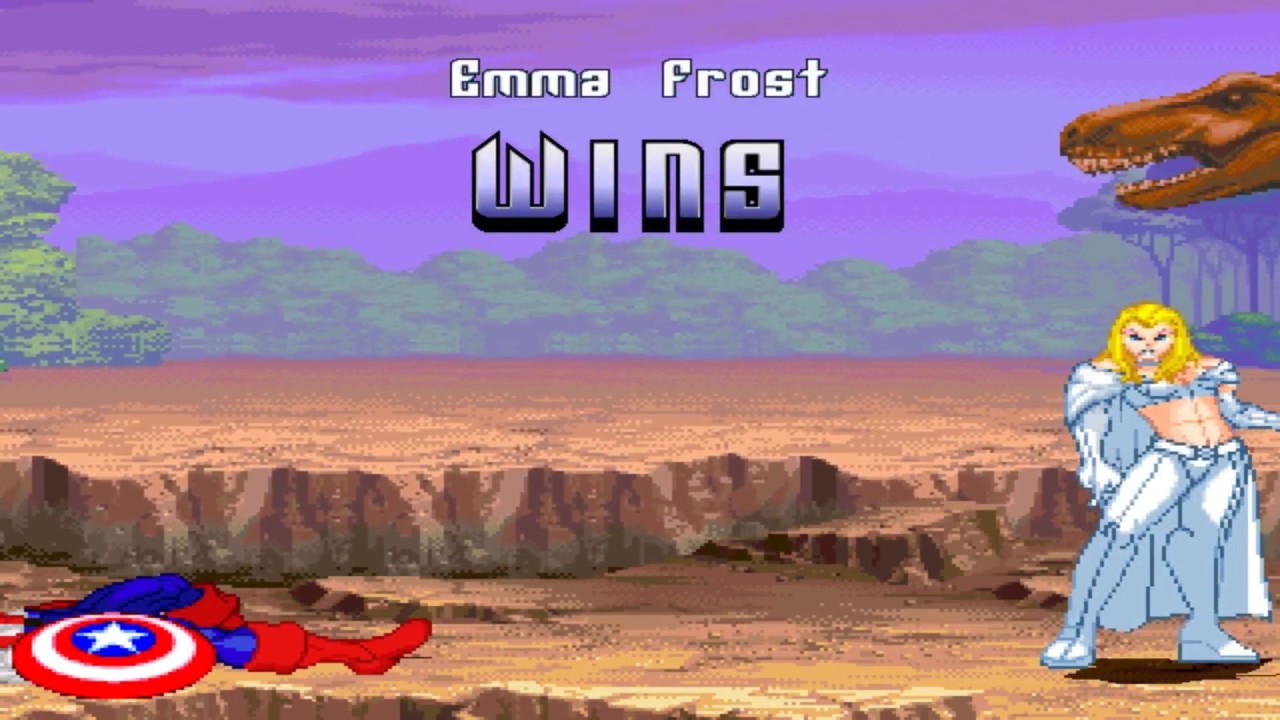 Avengers Vs X-men (MUGEN) Emma Frost playthrough