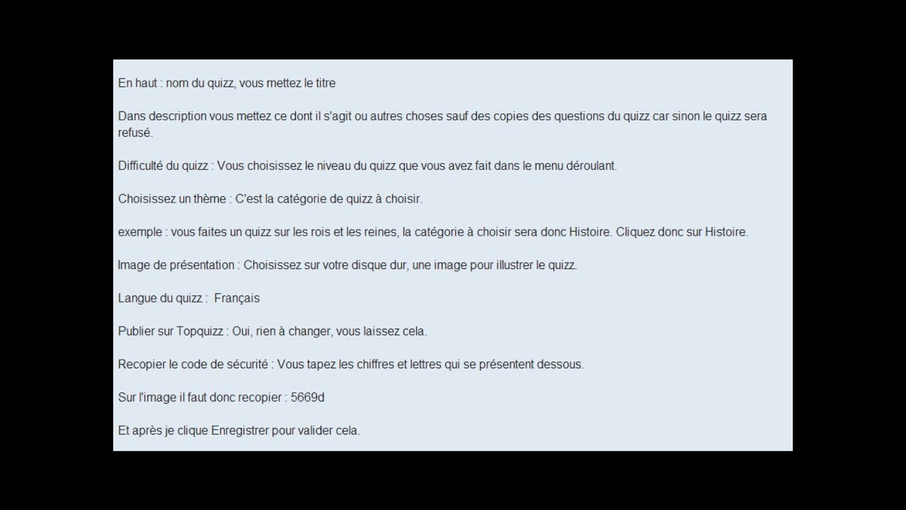 Tuto Topquizz 1 : Guide pour créer les quizz, blind test