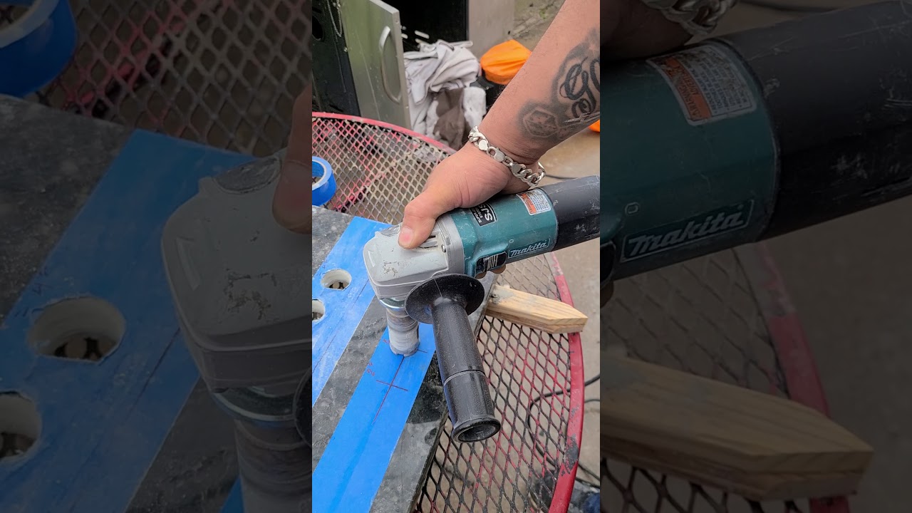 Como aser el hoyo para una llave de un sink