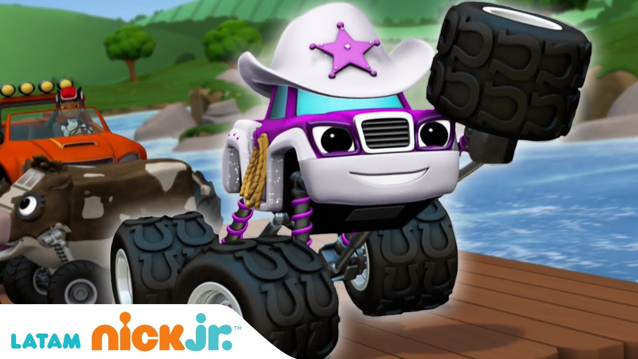 Blaze and the Monster Machines | Viaje del Ganado | Nick Jr. en Español