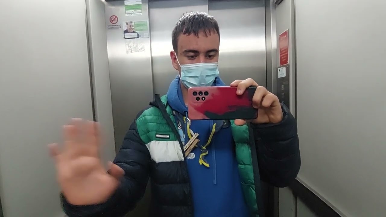 3 Old Marvi lifts in a building Corylus (1st elevator not working)