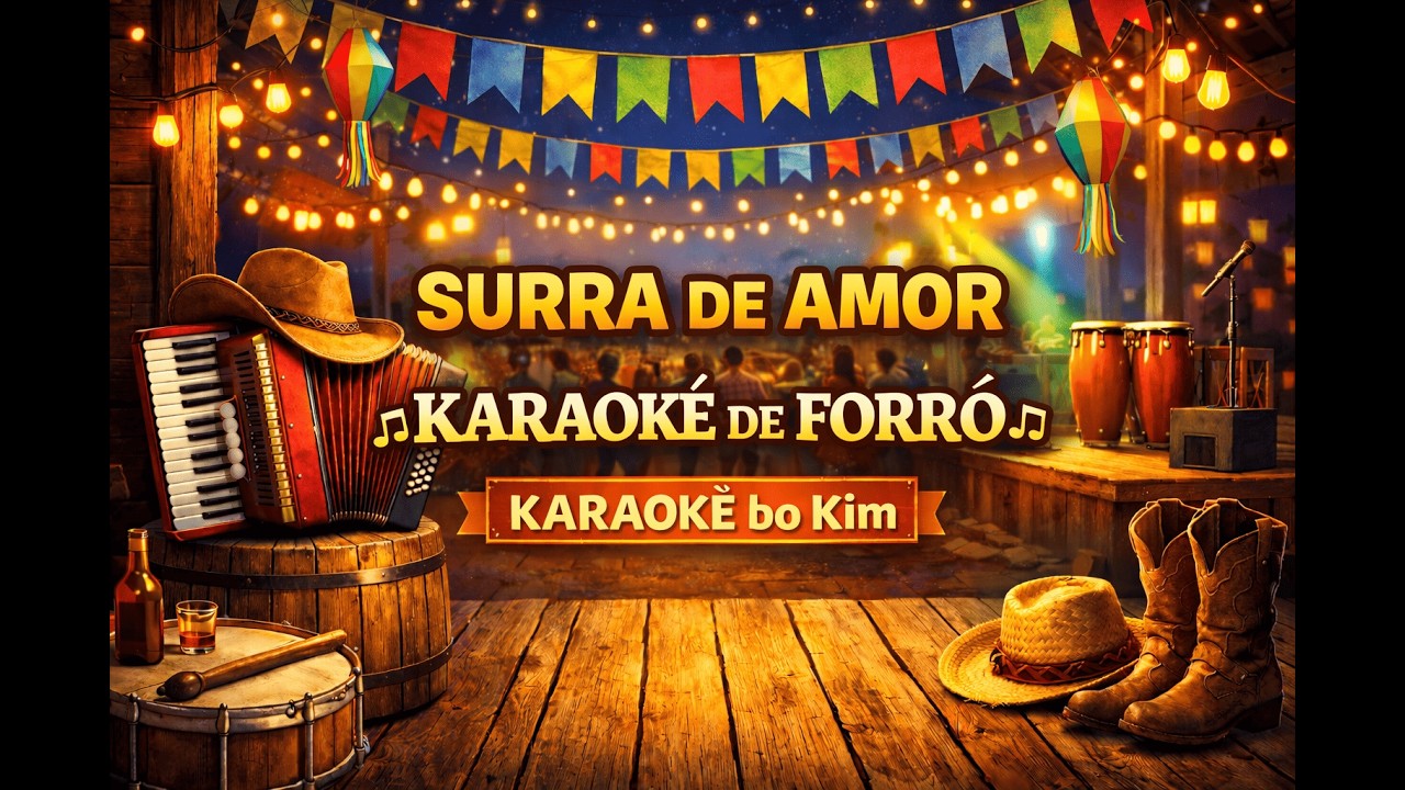 SURRA DE AMOR 🎤 Karaokê Forró das Antigas | Karaokê do Kim