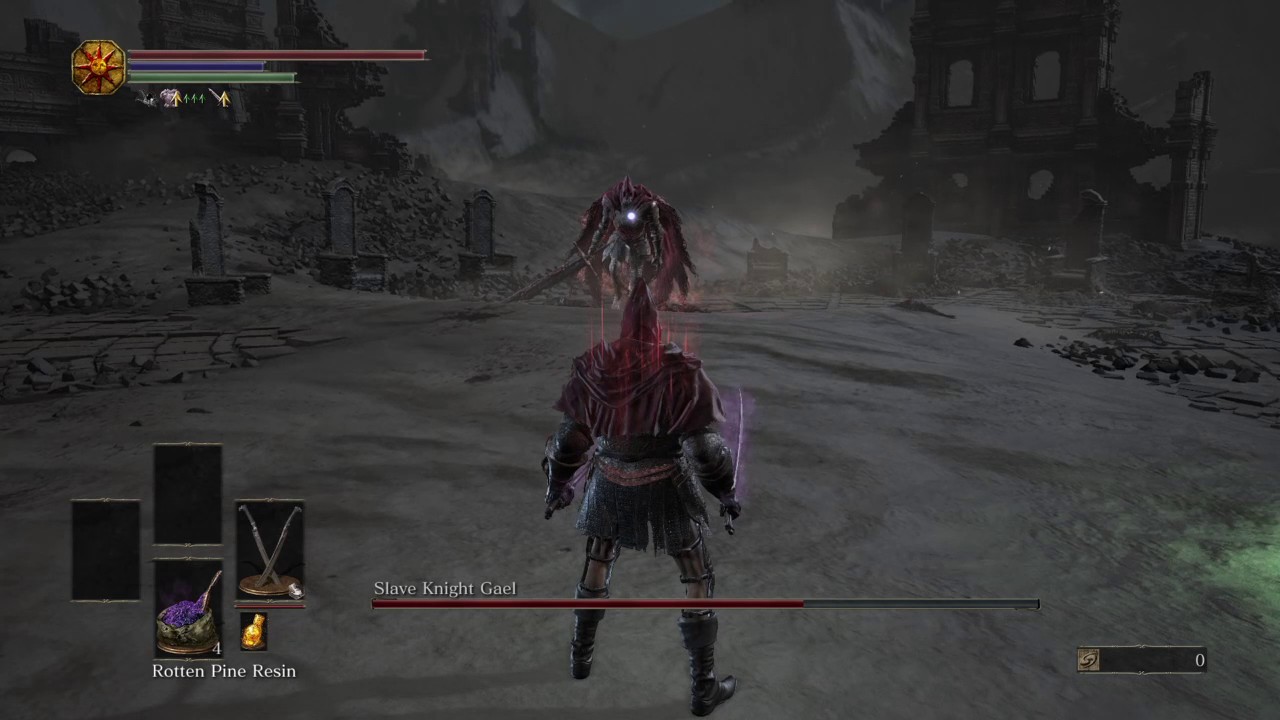 Dark Souls 3 DLC: Slave Knight Gael melee guide
