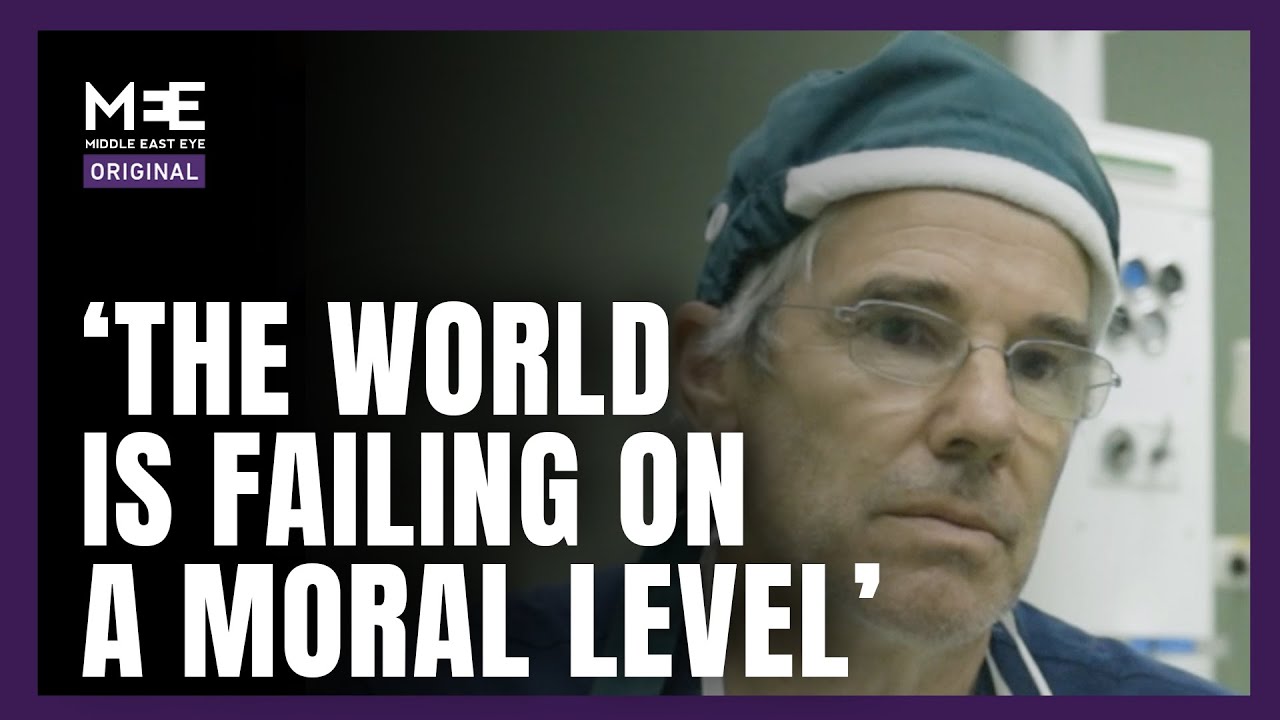 ‘The world is failing Gaza and it needs to do something about it’ says  British surgeon Tom Potokar