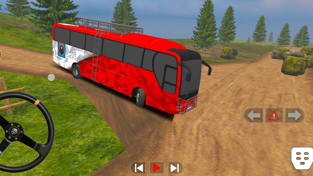 Coach Bus Simulator India Off Road Driving Bus Game Simulator Bablu Gamer Gameplay Video Part 642