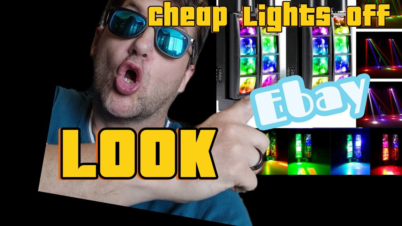Dj Entertainments business start up ideas with led spider lights un boxing video
