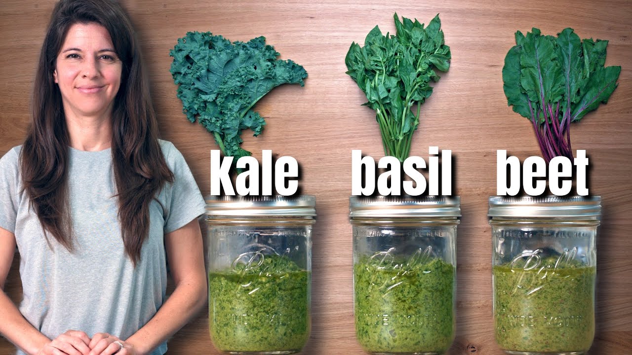 3 Quick Pesto Recipes to Eat More Leafy Greens