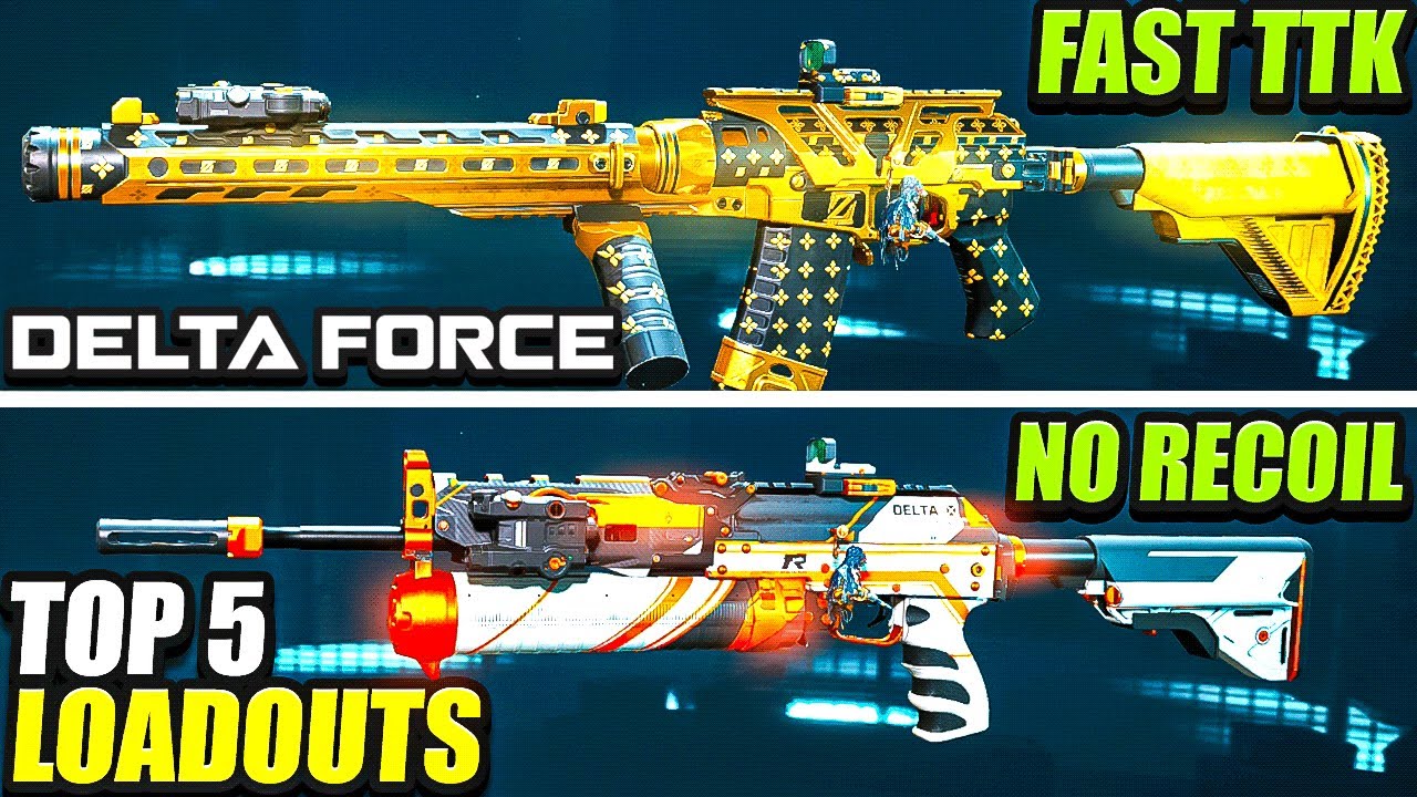 *NEW* TOP 5 BEST LOADOUTS TO USE in DELTA FORCE! (Delta Force Best Loadouts + Builds)