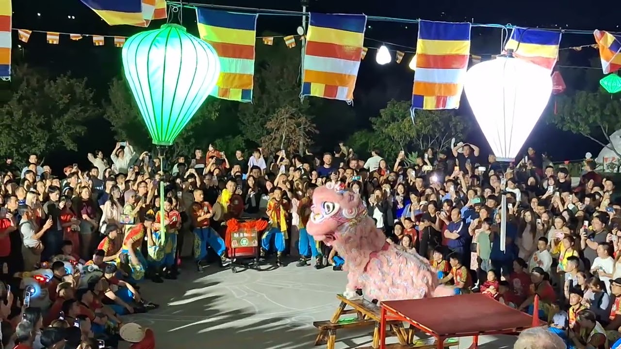 Lion Dance at Quang Minh Buddhist Temple - Lunar New Year 2026