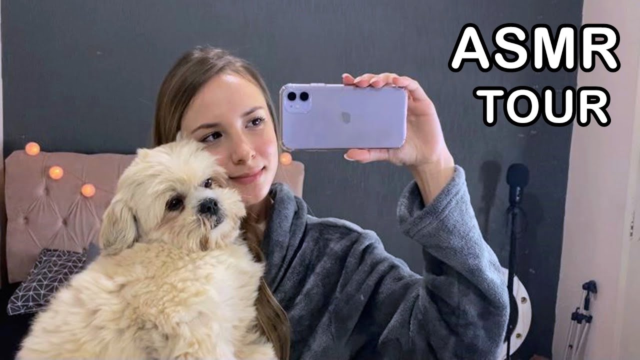ASMR - TOUR PELO MEU QUARTO 🏠 A REALIDADE 😳