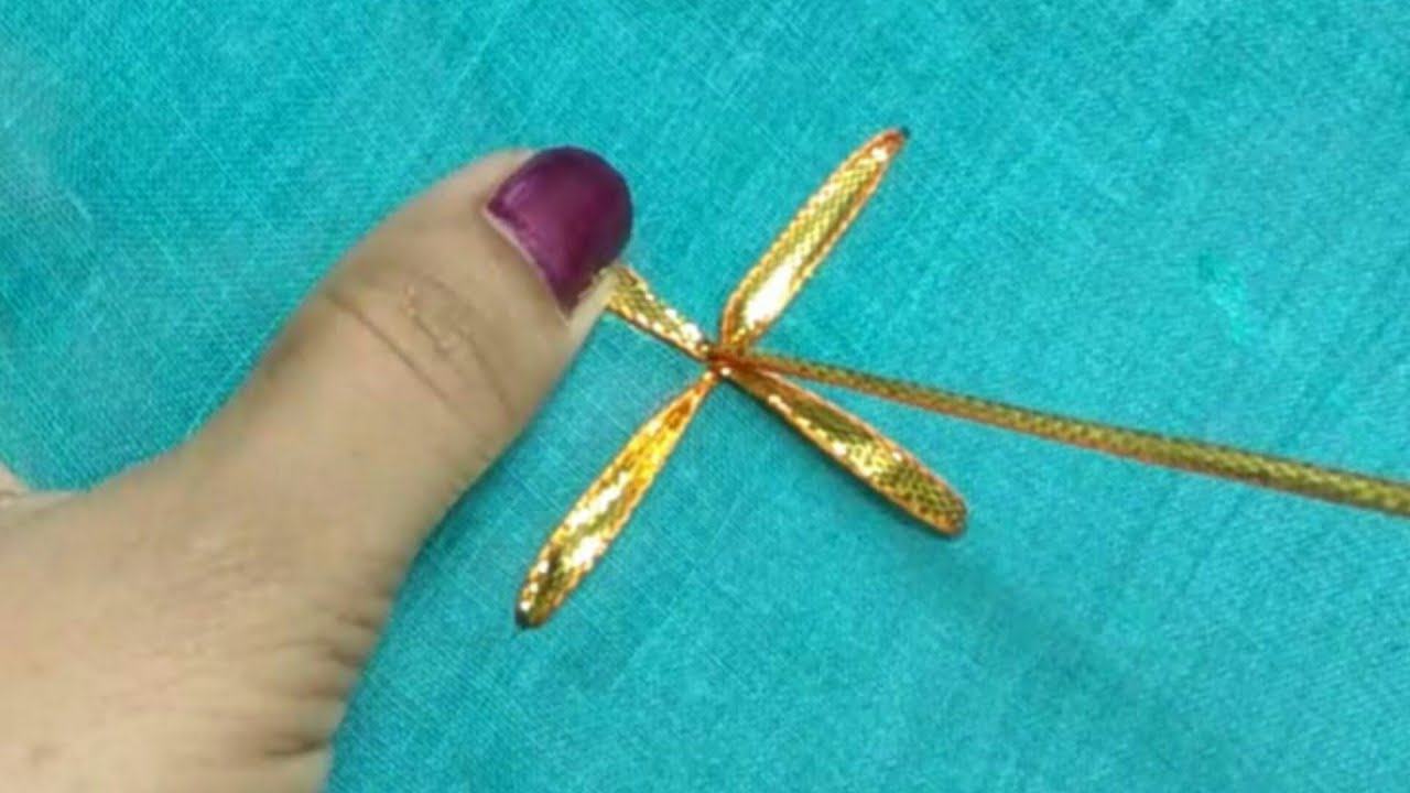 Gota embroidery | gota saree work | gota design work