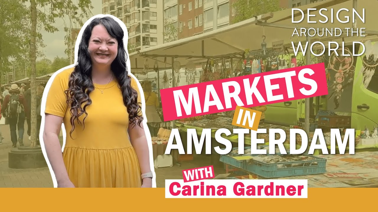 Walk Through The FLEA MARKETS OF AMSTERDAM With Me | Facts & Design #designaroundtheworld