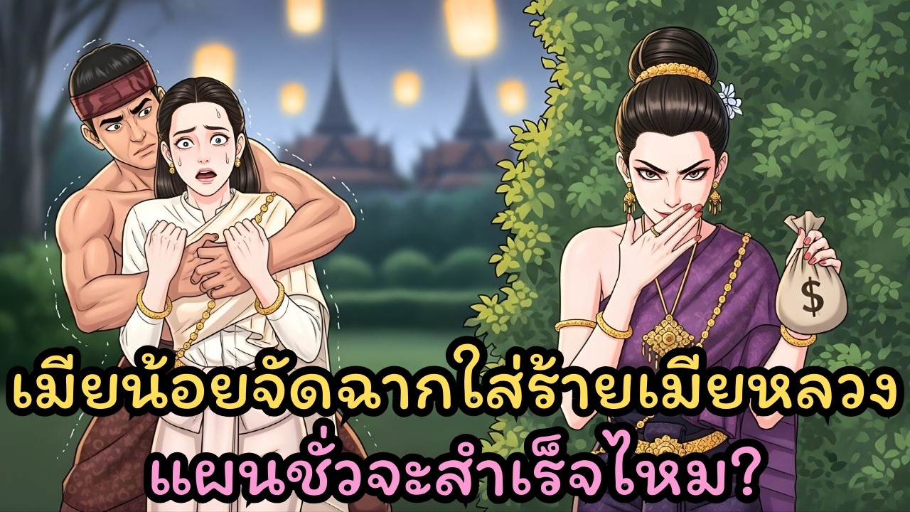 แผนชั่วเมียน้อย! จ้างชายชู้ใส่ร้ายเมียหลวง สุดท้ายกรรมตามสนองจนสิ้นเนื้อประดาตัว