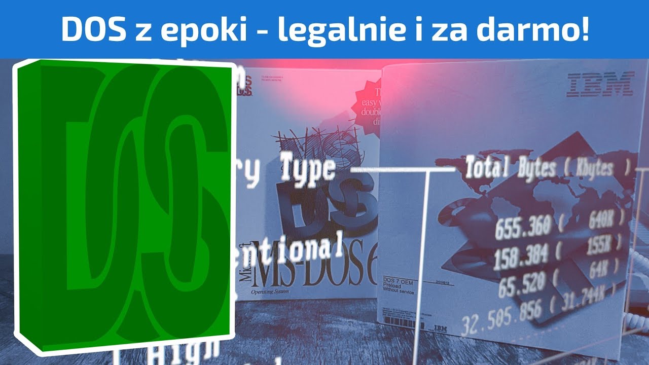 Prawdziwy DOS z epoki - legalnie i za darmo!