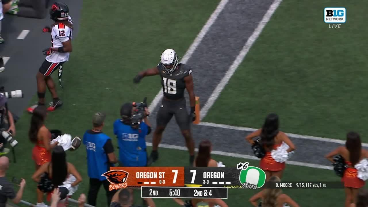 Kenyon Sadiq Extends The Ducks' Lead vs. Oregon State | Oregon Football