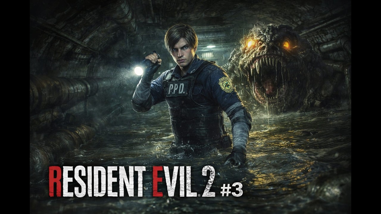 Resident Evil 2 Remake #3 Las Alcantarillas