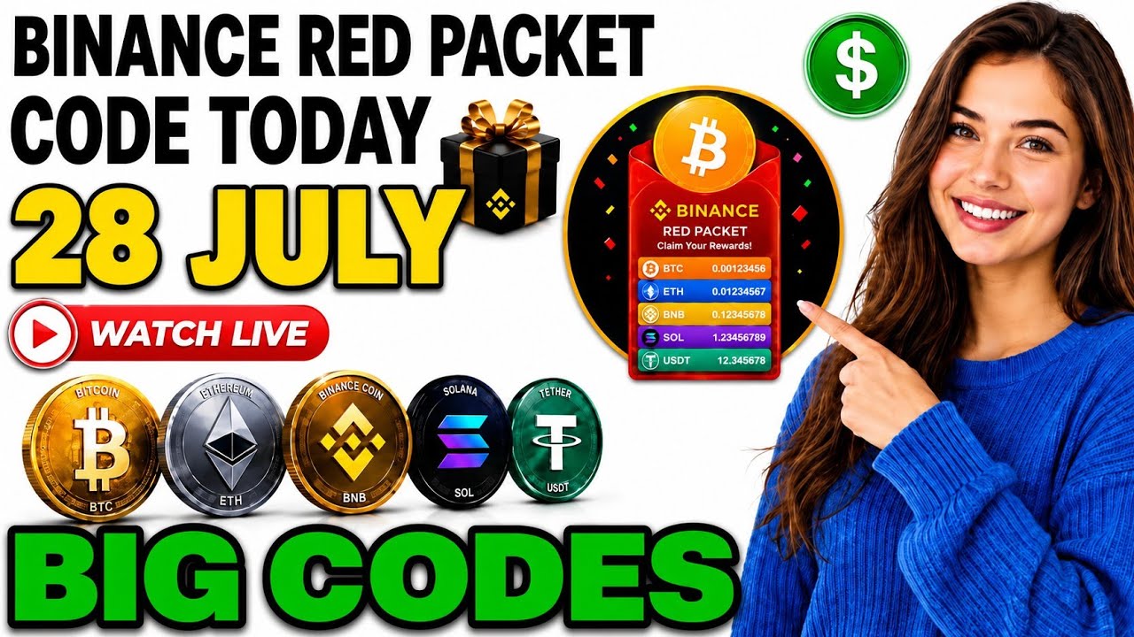 Free USDT 🤑 Binance Red Packet Code Today 🔥 Red Packet Code in Binance Today 🎁