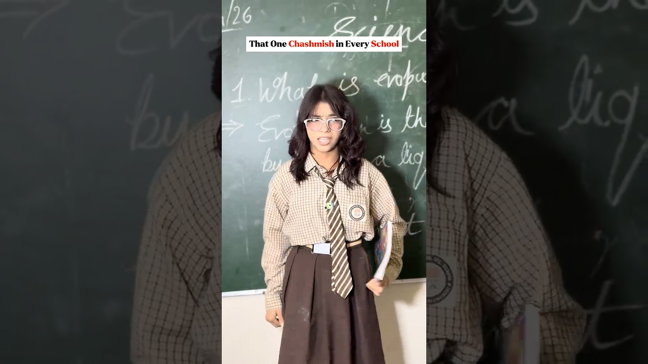 That One Chashmish in Every School 😅 #viralshort #comedy #schoolcomedy