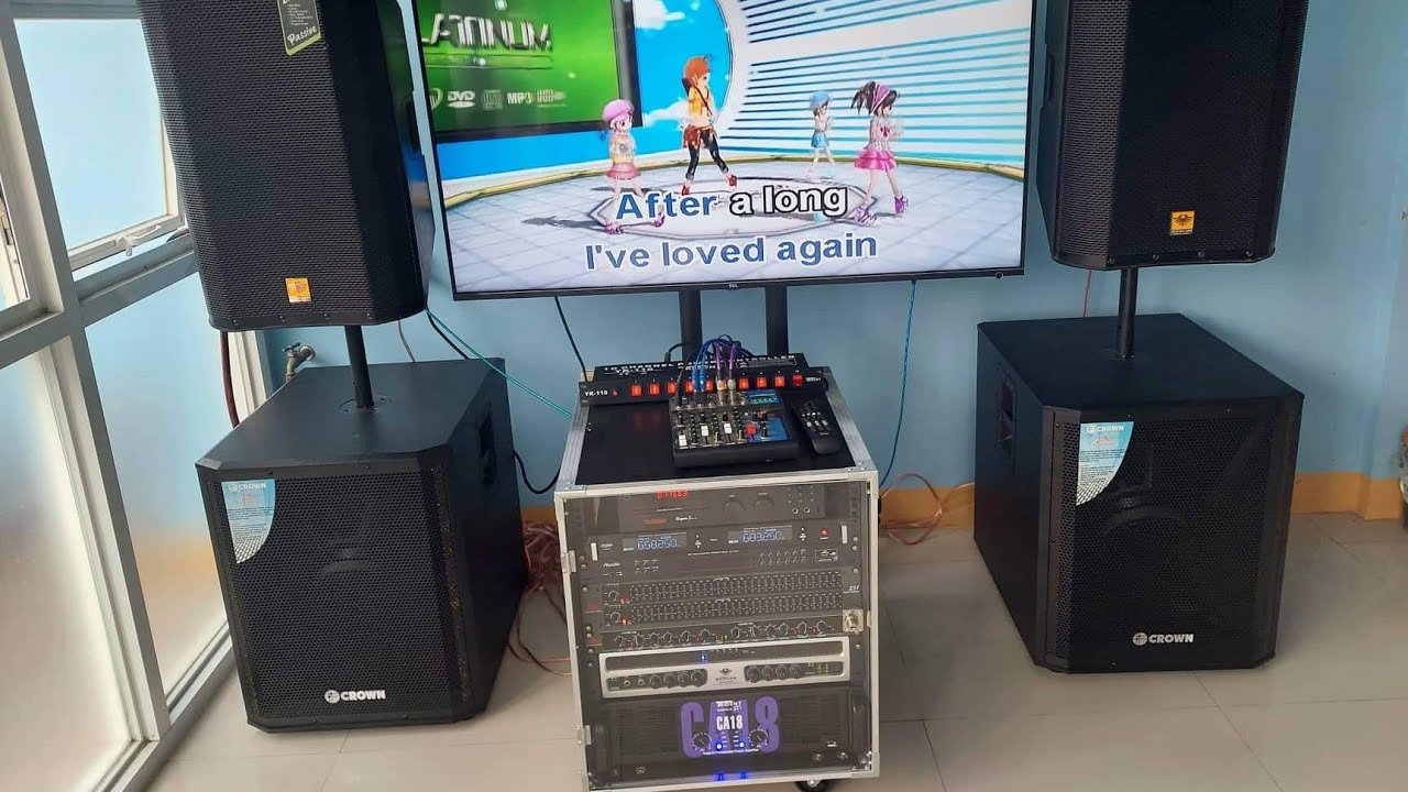 CROWN BF15SW PASSIVE SUBWOOFER | TRIDENT CA18 POWER AMPLIFIER | PANG MALAKASANG SETUP
