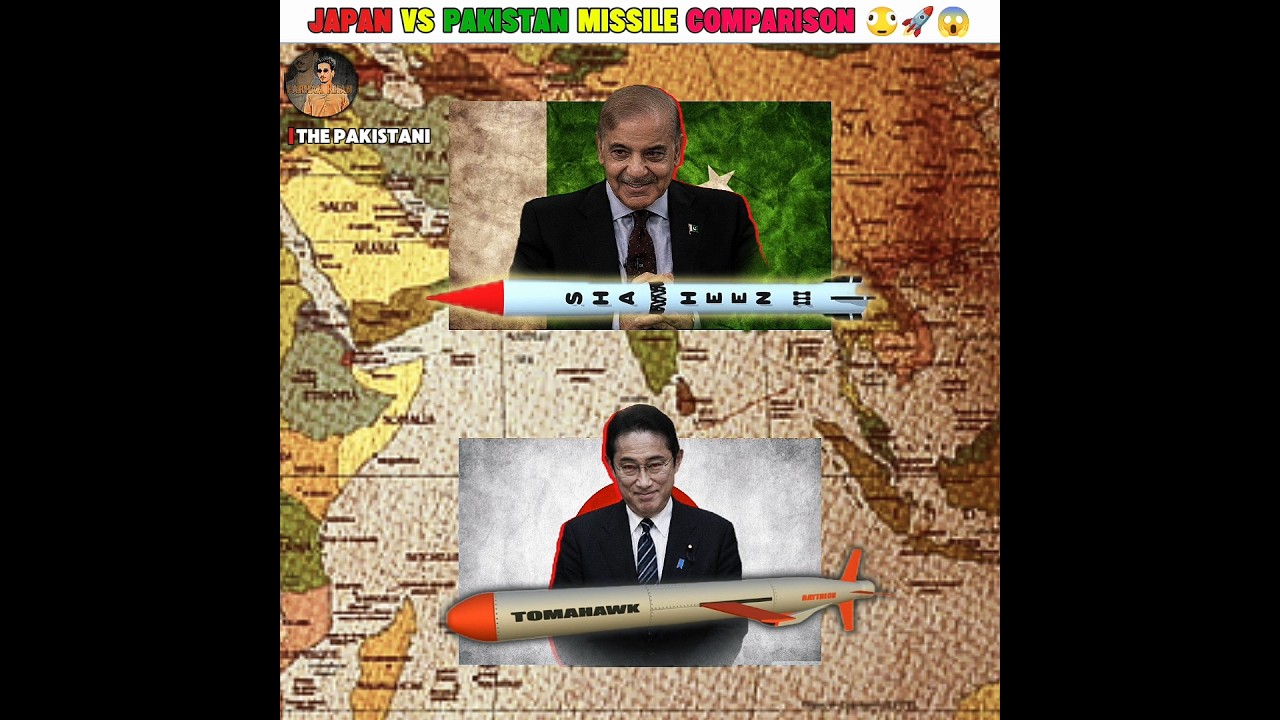 Japan vs Pakistan missile comparison 🫪🚀😱 by the Pakistani #pakistan #japan #missile #comparison #...