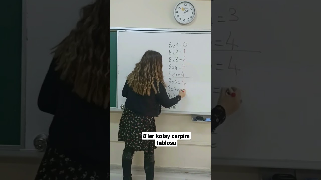 kolay yol carpim tablosu #&ccedil;arpımtablosu #&ccedil;arpma #&ccedil;arpmaişlemi #matematik #ilkokul #shorts
