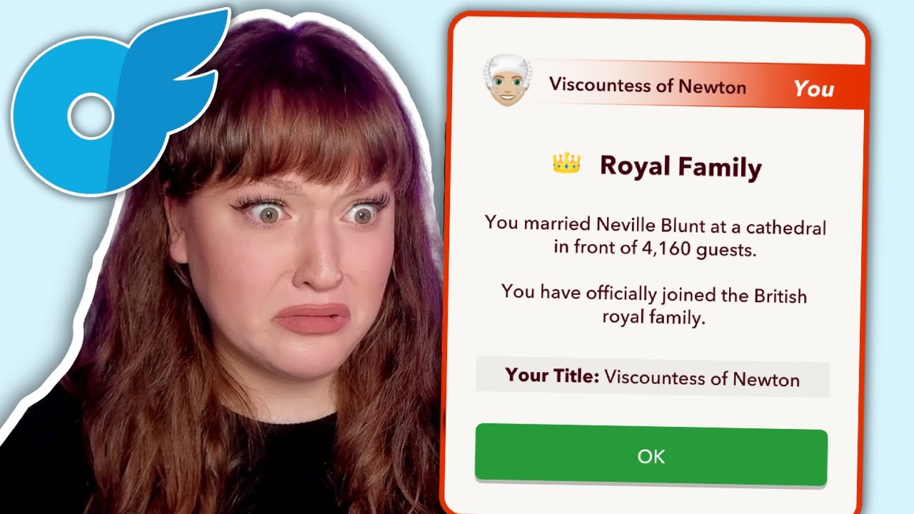 ONLY FANS MODEL JOINS THE ROYAL FAMILY! *BITLIFE*