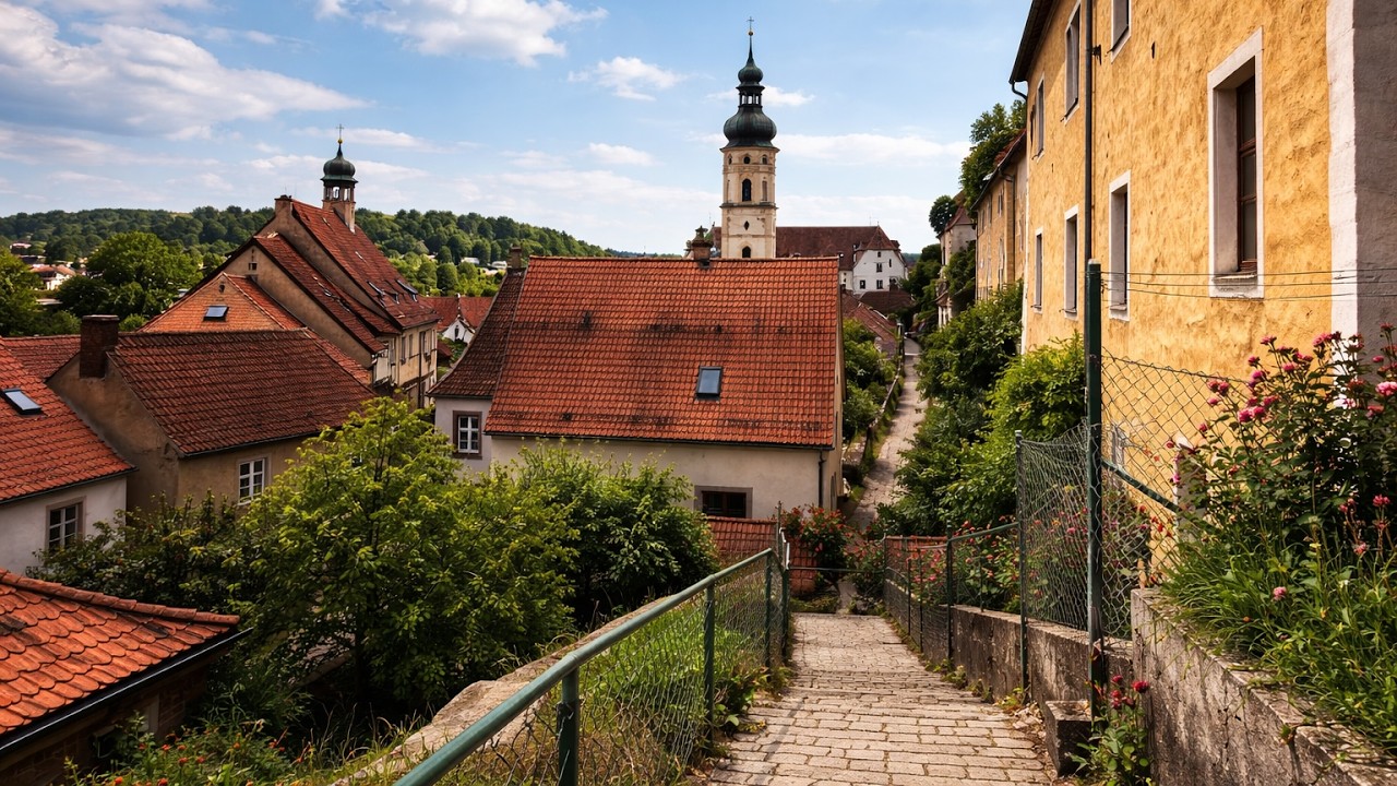 Life Beneath The Cliffs | A Walk Through Timeless Kallmünz 🇩🇪 | 4K Germany
