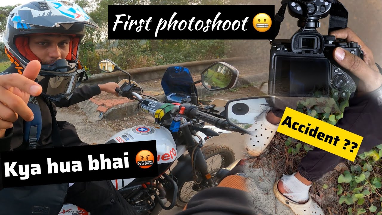 My first photoshoot😬 | unexpected moments, accident 😱 vlog after long break