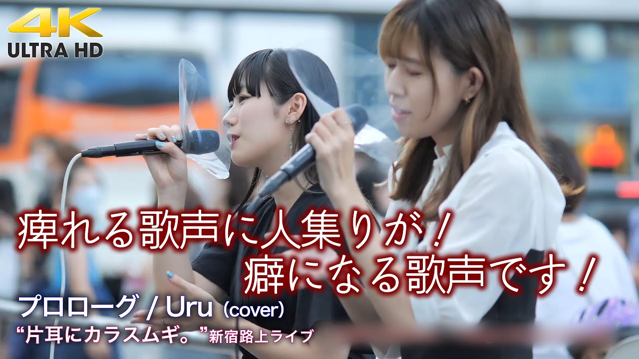 【 感動の歌声 】痺れる歌声に人集りが！癖になる歌声です！　プロローグ / Uru（cover）