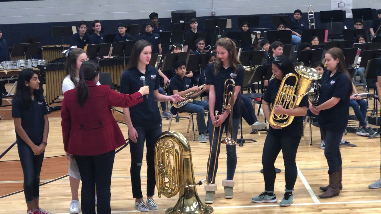 5th Grade Presentations-Rice MS Band