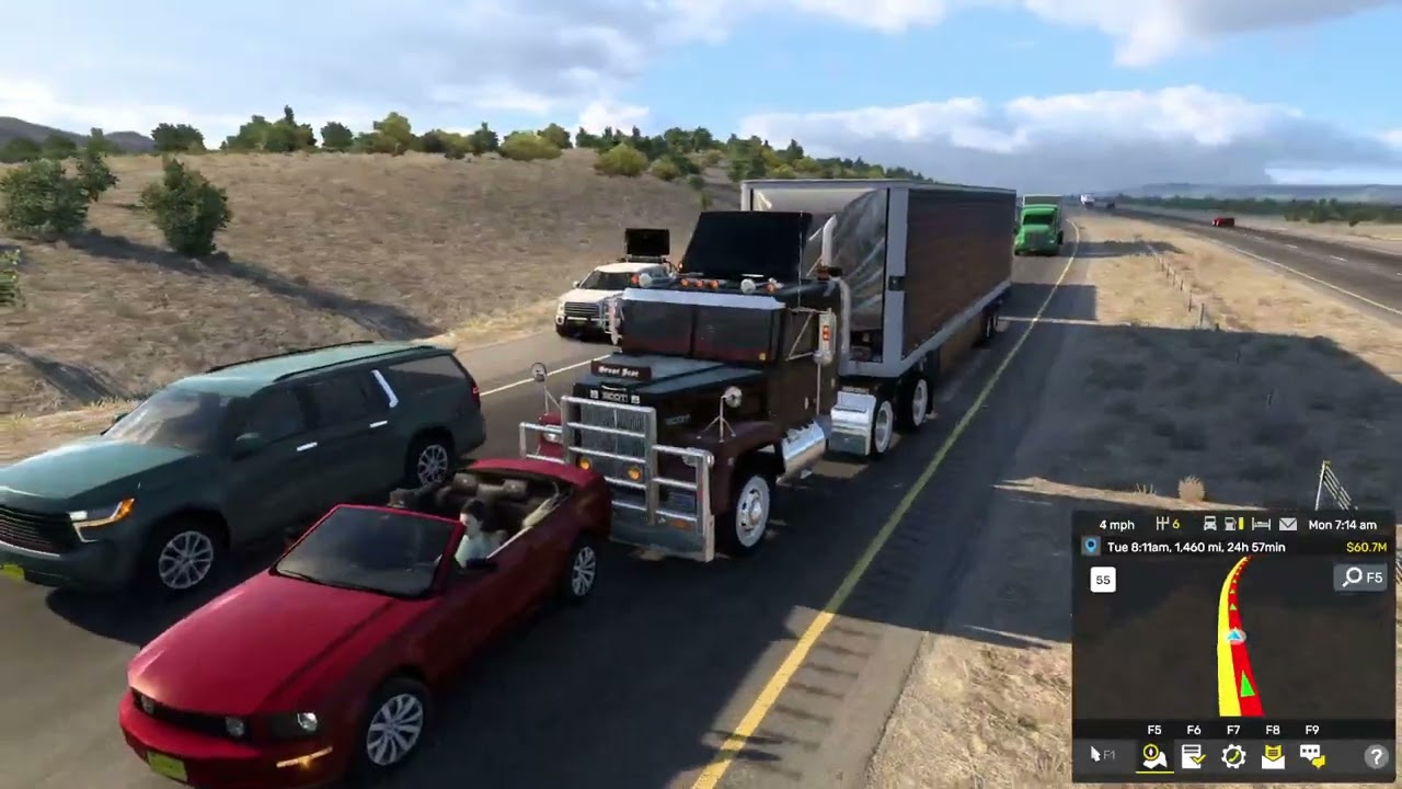 American Truck Simulator: AI Are MORONS!