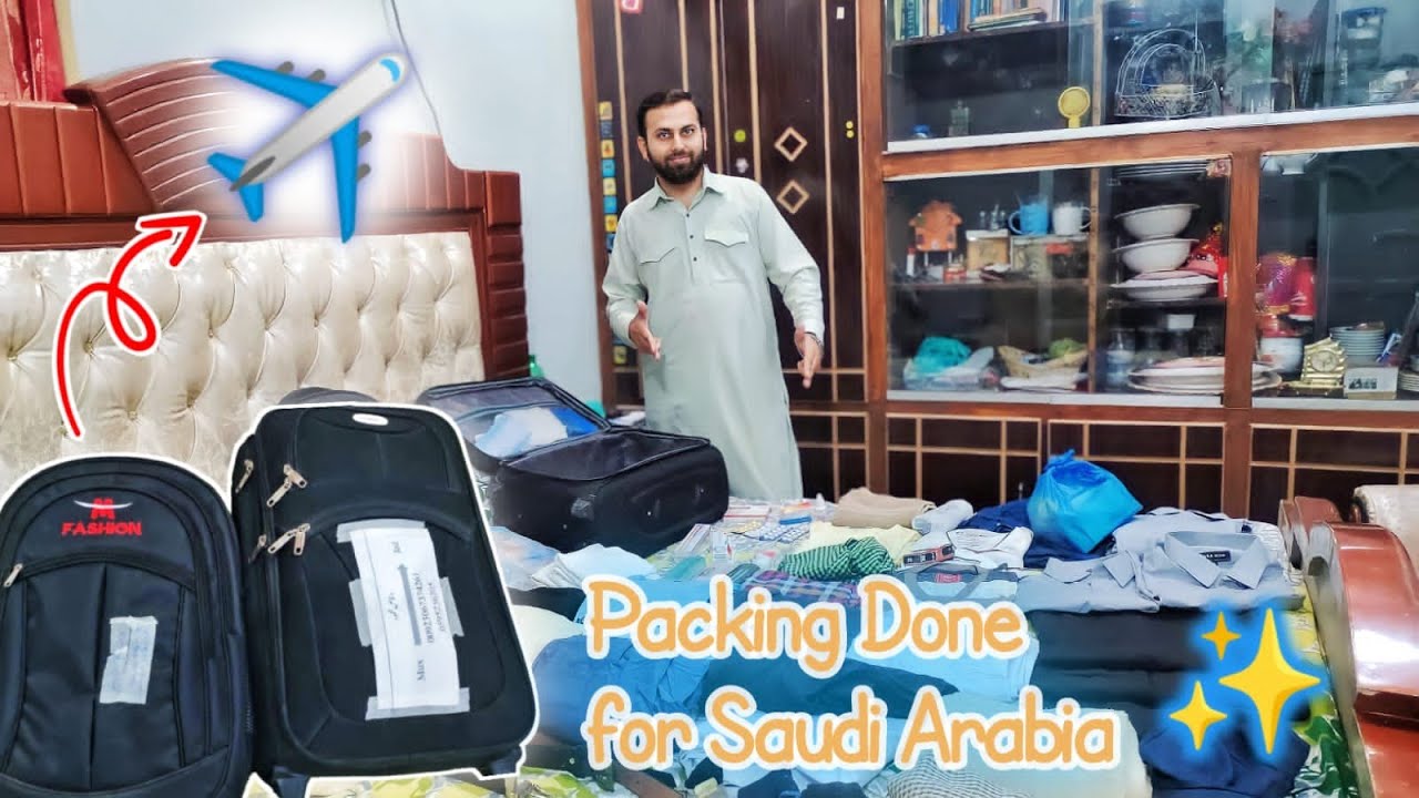 Packing for Saudi Arabia 😎 || Traveling to KSA (Makkah) 💞 || Luggage is ready 😍
