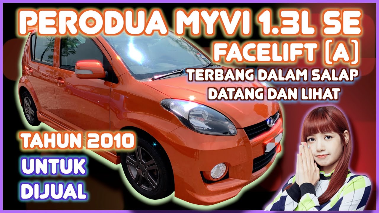 PERODUA MYVI 1.3L SE (A) FACELIFT TAHUN 2010 UNTUK DIJUAL