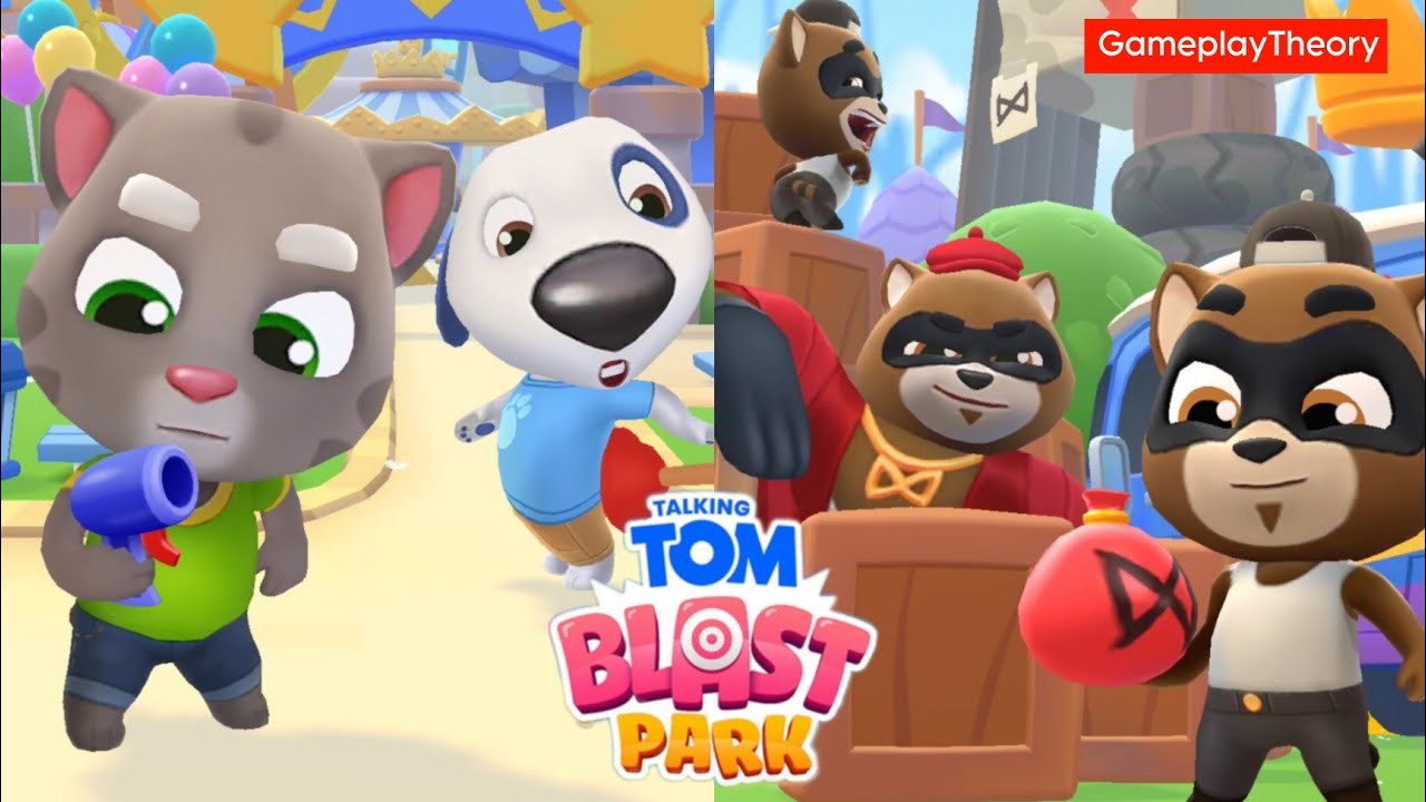 NEW! Talking Tom Blast Park 2023 Update Gameplay Walkthrough Part 1