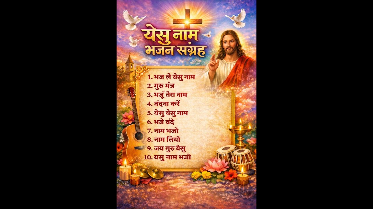 Yesu Naam Bhajan Sangrah - A devotional bhajan collection glorifying the Holy name of Jesus.